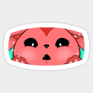 Curious Carbuncle - Ruby Sticker